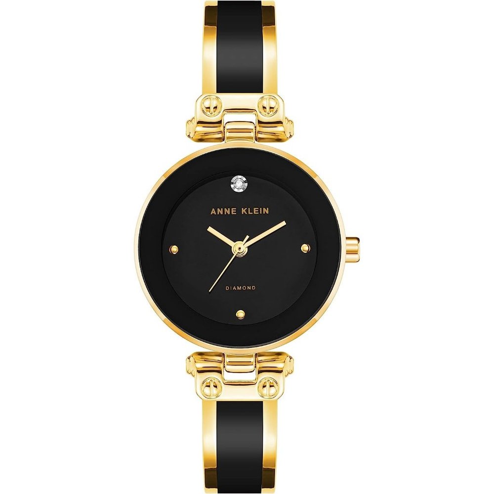 Women's Genuine Diamond Dial Bangle Watch